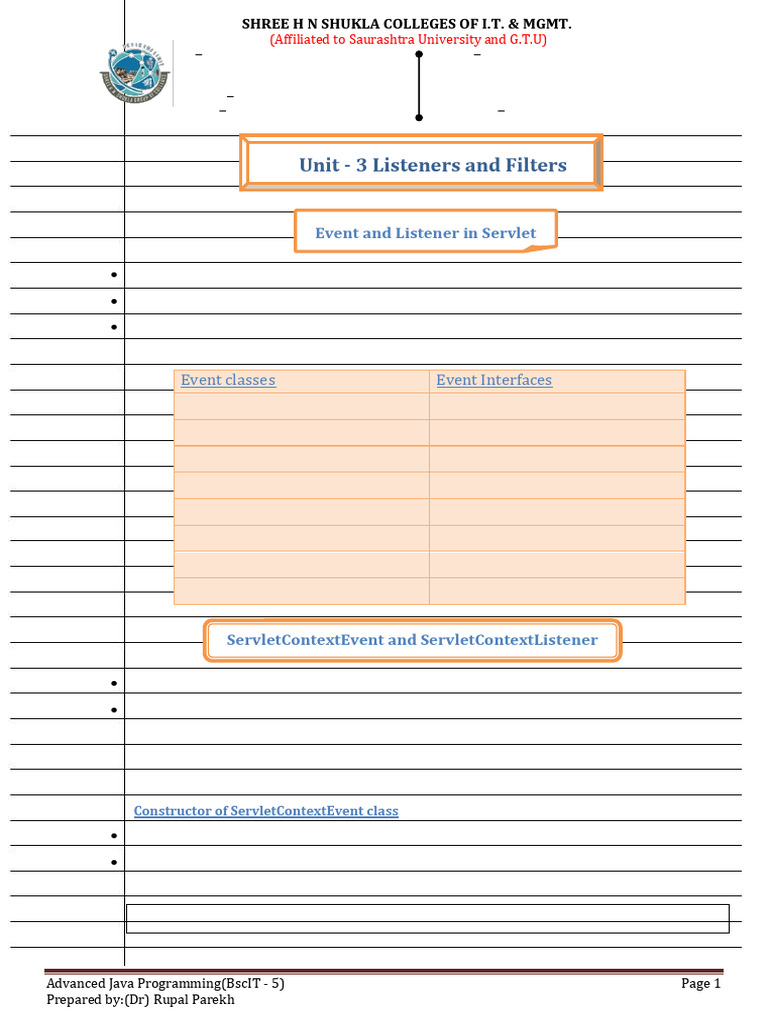 Chapter 3 Filter Servlet | PDF | Software Development | Systems ...