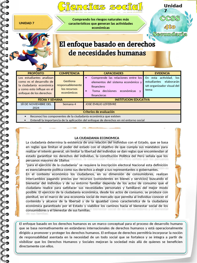 Ficha 4 A-B | PDF | Derechos humanos | Derechos