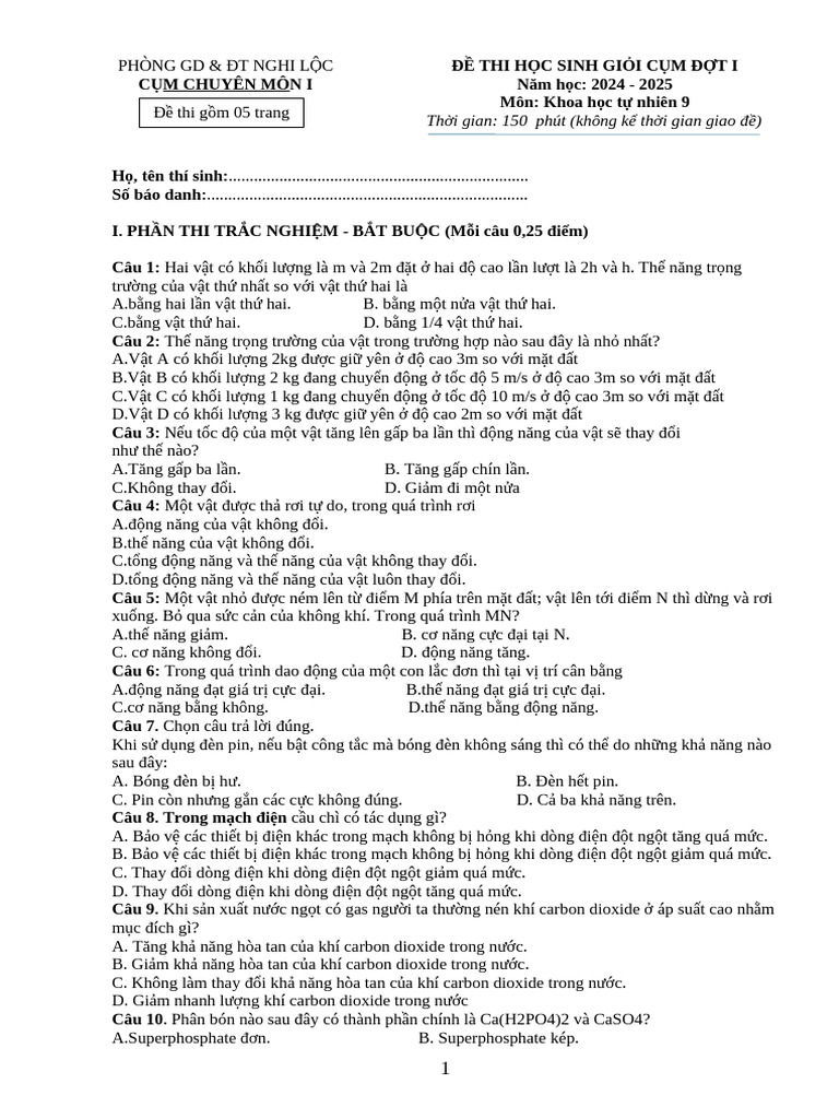 KHTN | PDF