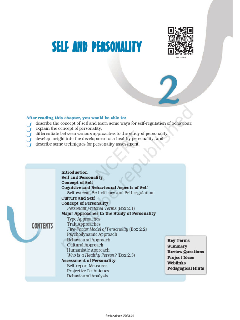 Psych ch2 | PDF | Self Esteem | Self Efficacy