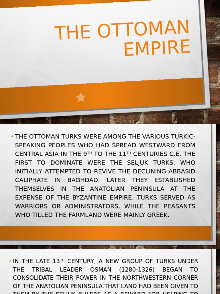The Ottoman Empire | PDF | Ottoman Empire | Turkey