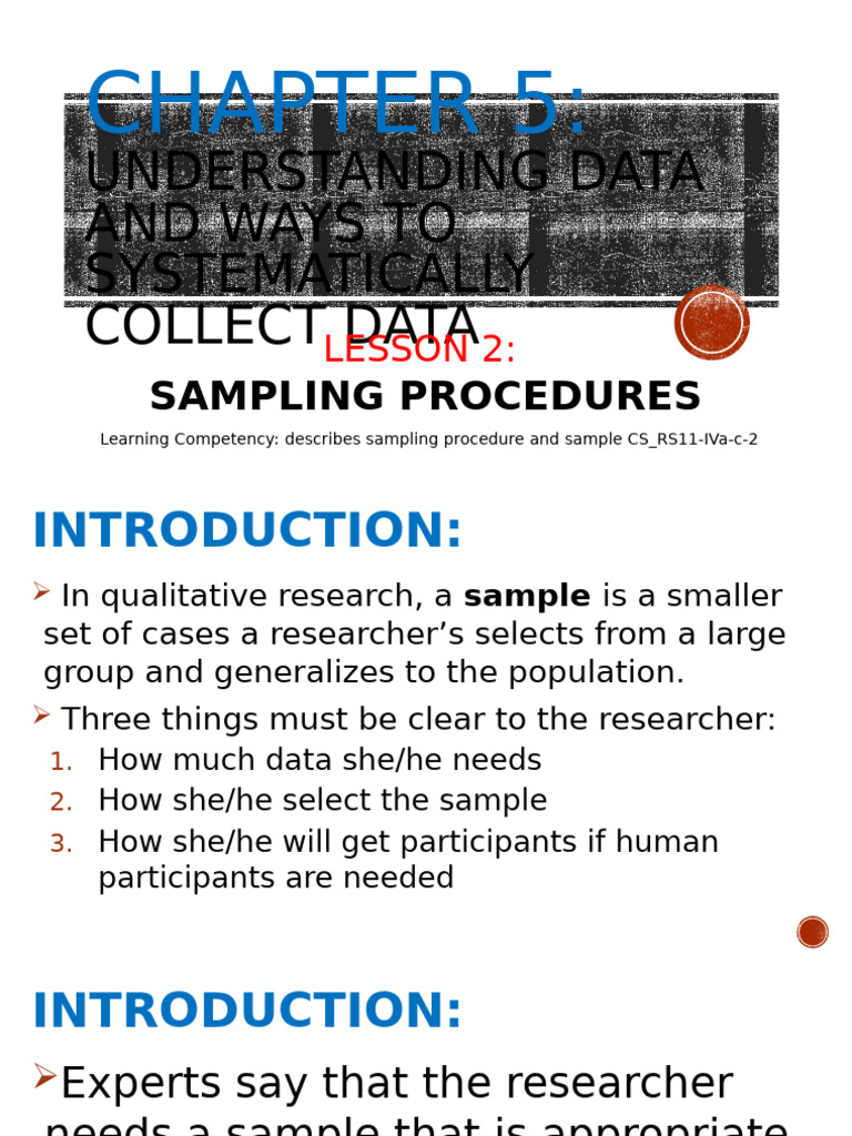 Sampling Procedures in Research Methods | PDF | Sampling (Statistics ...