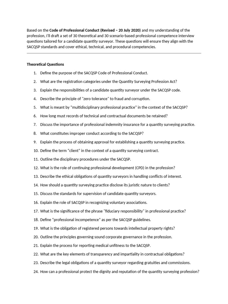 SACQSP Code of Conduct Q&A Guide | PDF | Employment | Conflict Of Interest