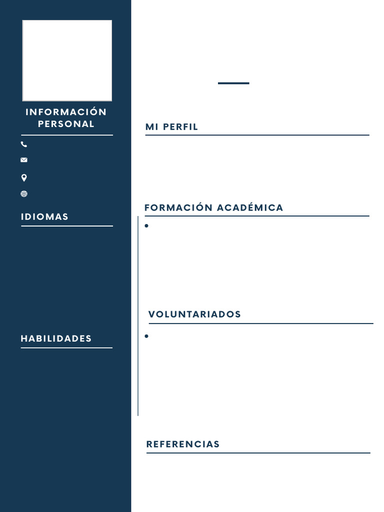PDF Editable - CV para Completar | PDF