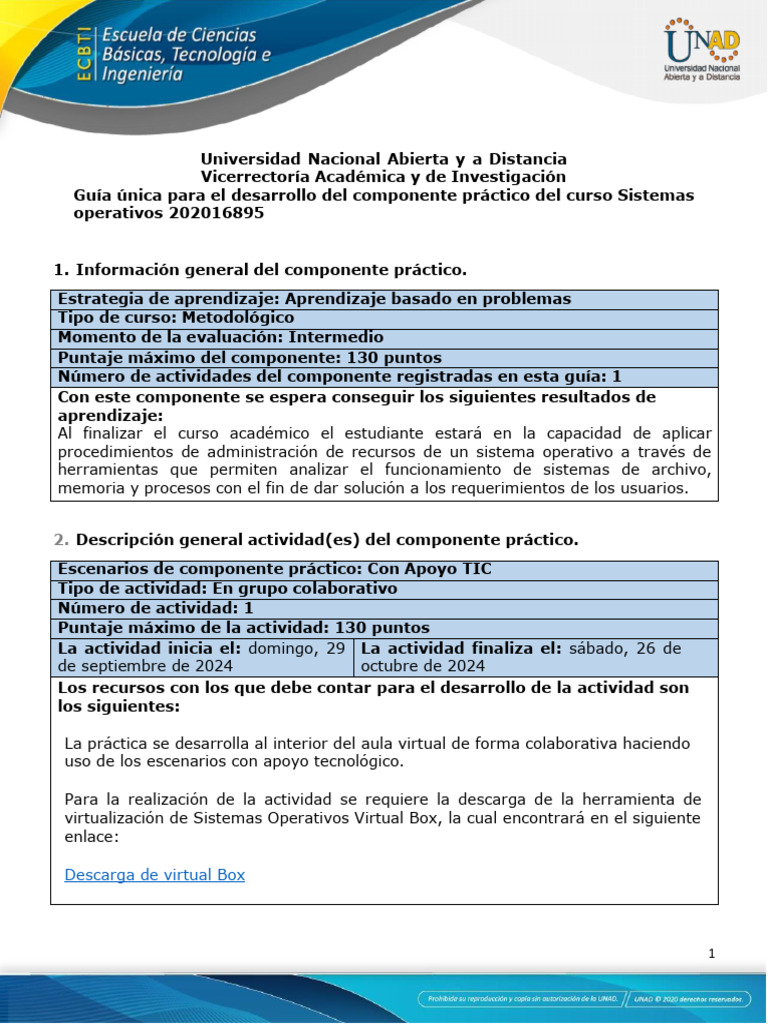 Guía para El Desarrollo Del Componente Práctico - Unidad 2 - Paso 3 ...
