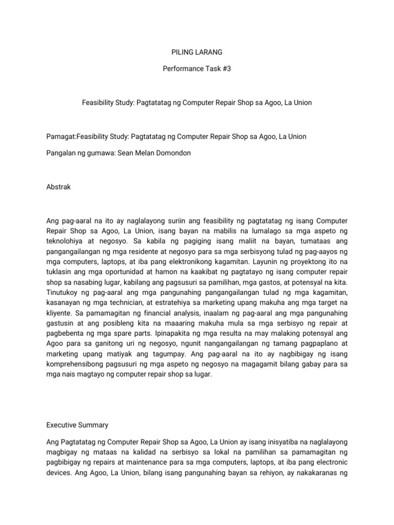 Piling Larang Sean PT3 | PDF
