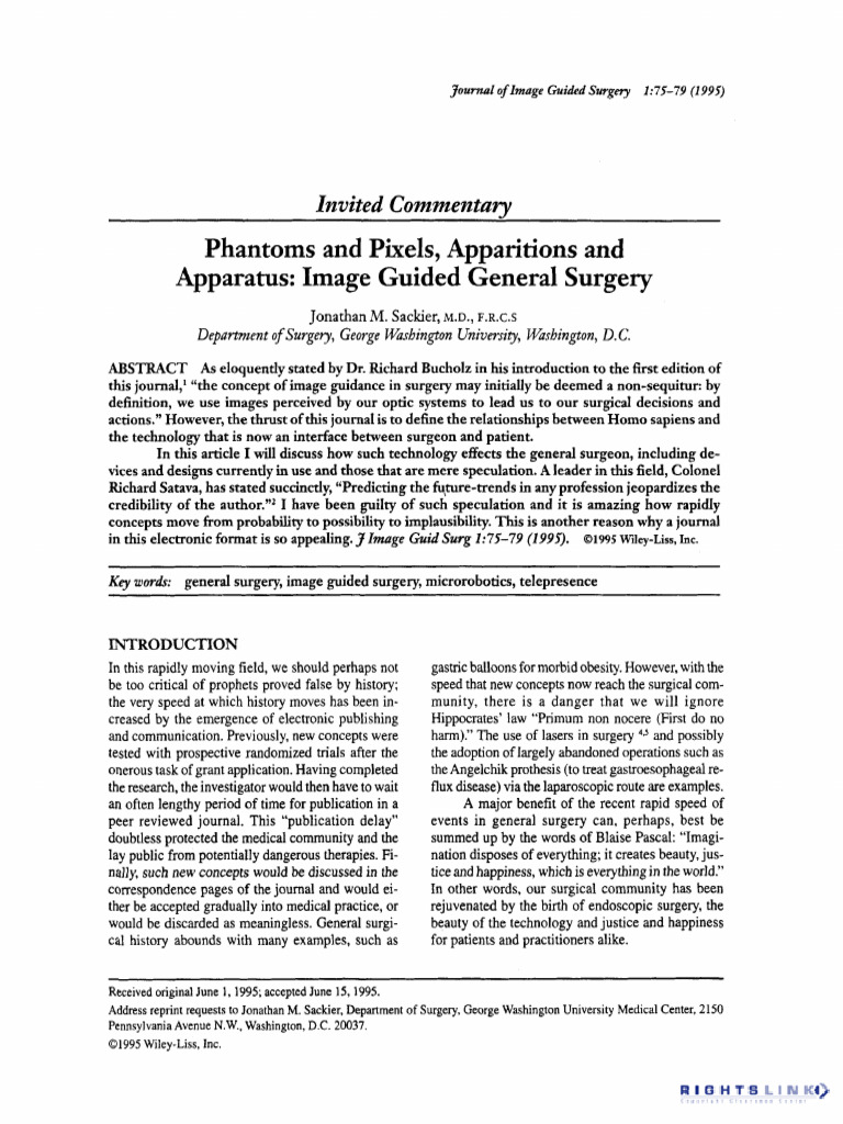 Phantoms and pixels apparitions and apparatus image guided general