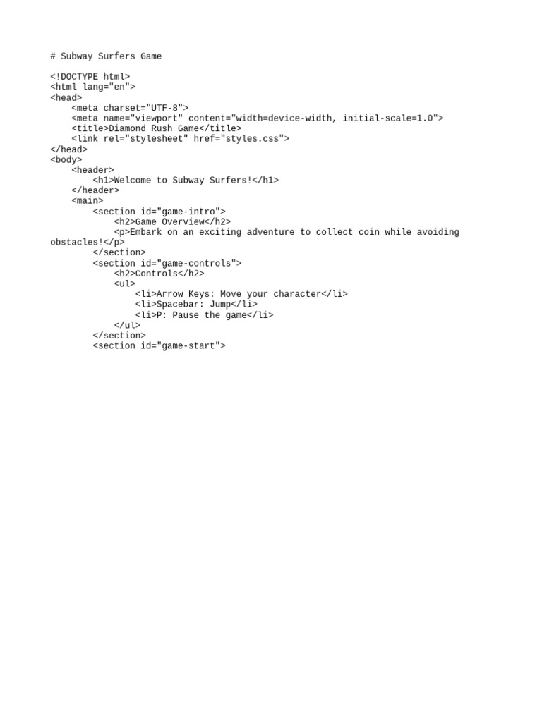 Subway Code 1 | PDF