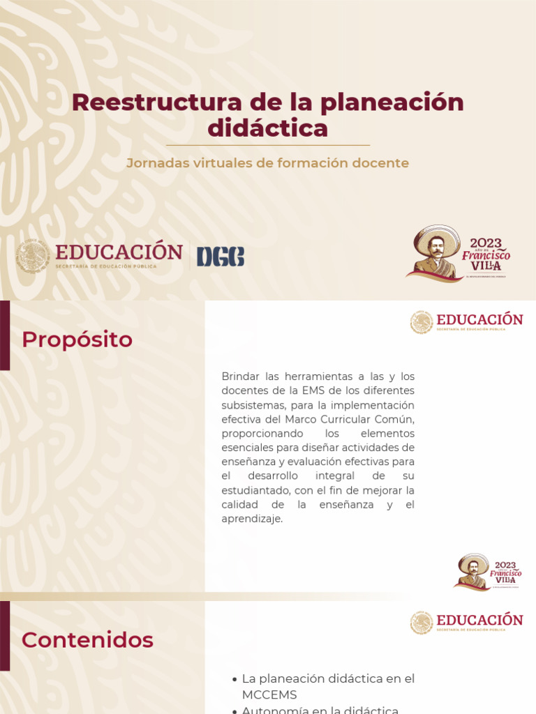 Reestructura de La Planeación Didactica | PDF | Evaluación | Aprendizaje