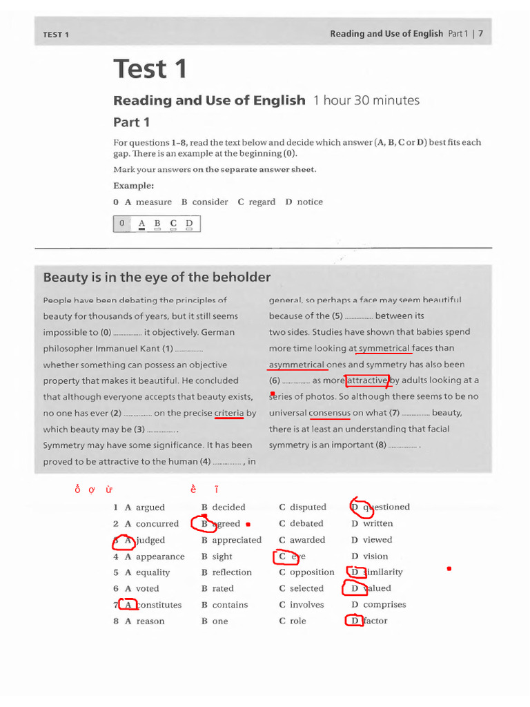 Advanced Testbuilder Test 1 | PDF
