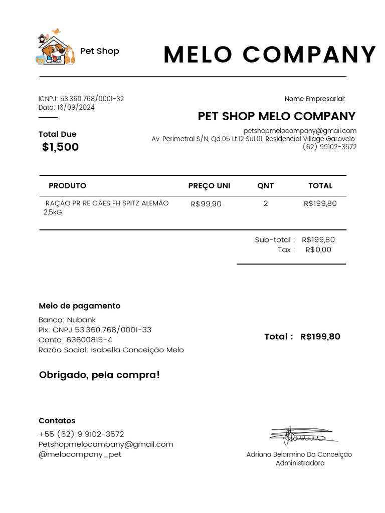 Nota Fiscal | PDF | Negócios