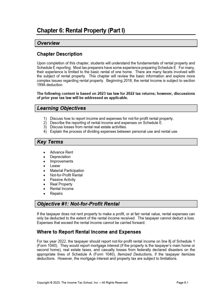 Understanding Rental Property Tax Reporting | PDF | Expense | Tax Deduction