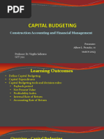 Capital Budgeting | PDF | Depreciation | Net Present Value