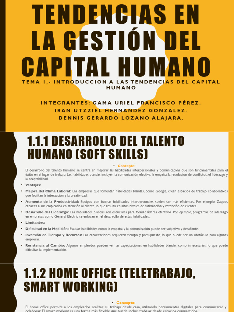 Tendencias en Gestión del Capital Humano | PDF | Business