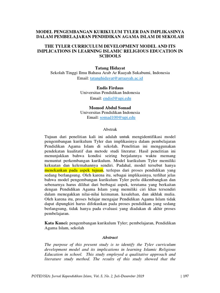 Model Tyler | PDF | Karier & Perkembangan