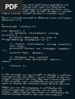 Pro C Tutorial - Programming Examples | PDF | C (Programming Language ...
