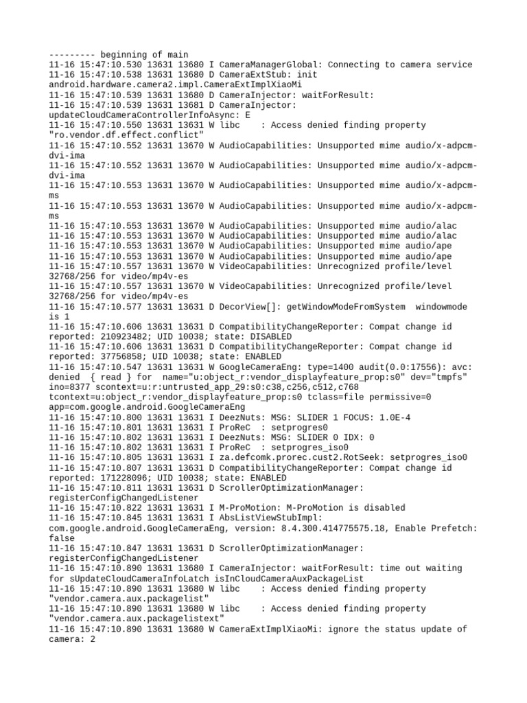 Log Cat 1731754030456 | PDF | Data Compression | Computing