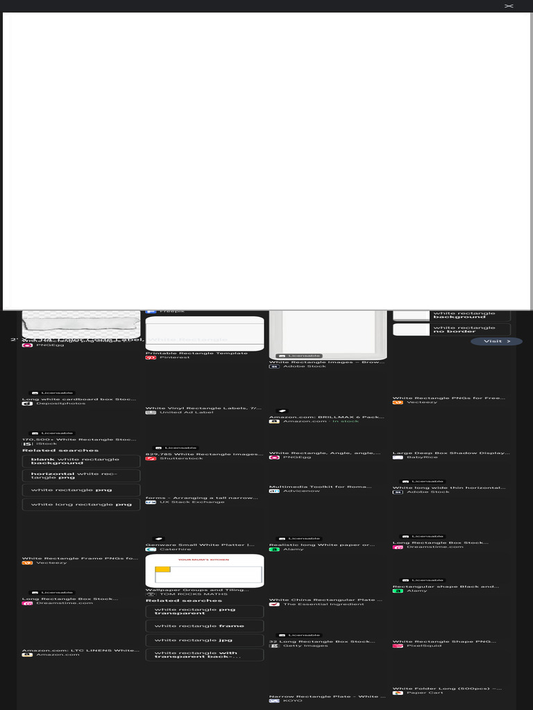 White Rectangle Long - Google Search | PDF | Computer Graphics | Imaging
