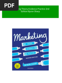 Instant Ebooks Textbook Marketing Theory Evidence Practice 2nd Edition Byron Sharp Download All Chapters