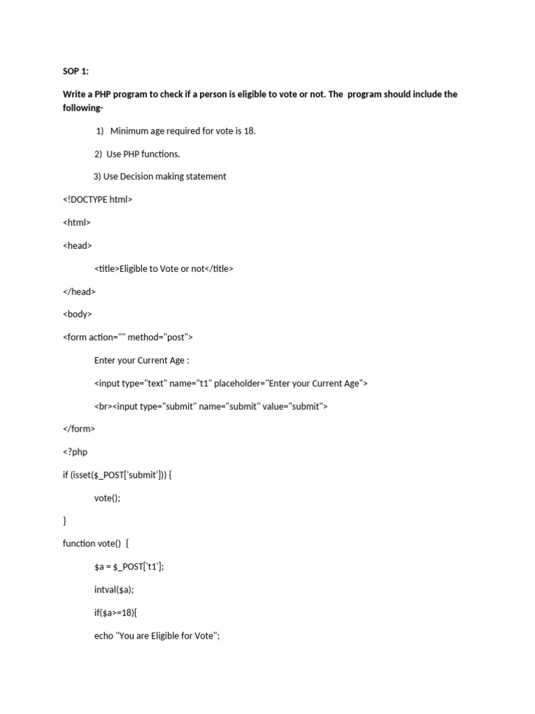 PHP 1 | PDF