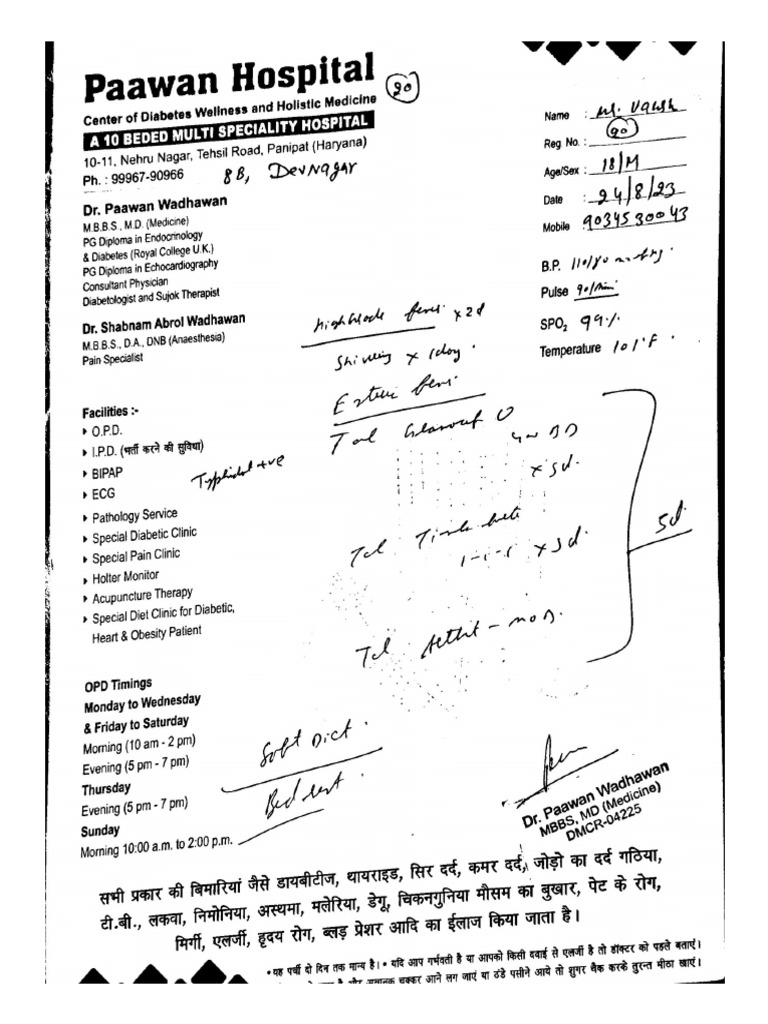 Paawan Hospital | PDF