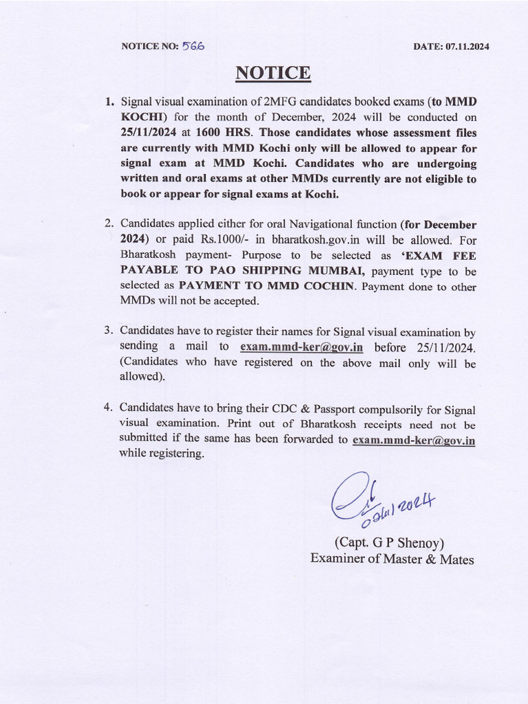 Signal Notice Dec 2024 | PDF