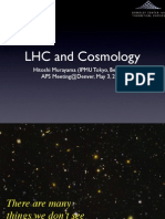 Hitoshi Murayama- LHC and Cosmology