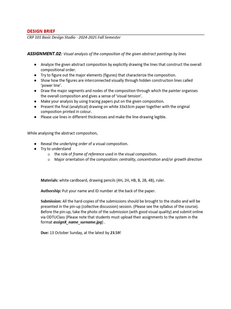 Visual Analysis of Abstract Paintings | PDF
