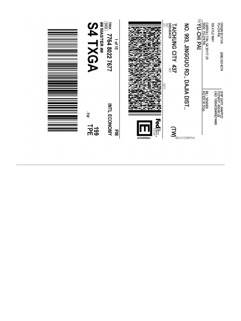 FedEx Shipping Label Instructions | PDF | Fed Ex | Legal Liability