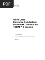 Enterprise Architecture - Framework Guidance and TOGAF Example