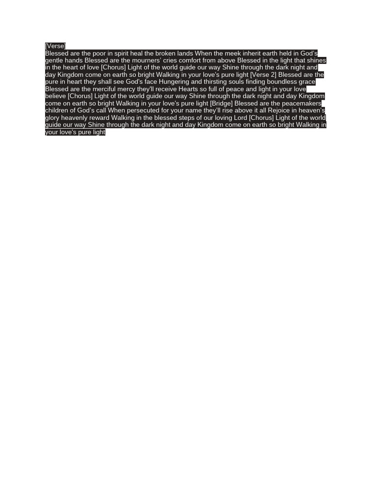 Verse | PDF