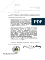 Certificación 2011-2012-50: Nueva Política Institucional Sobre Las Exenciones de Los Derechos de Matrícula en La Universidad de Puerto Rico