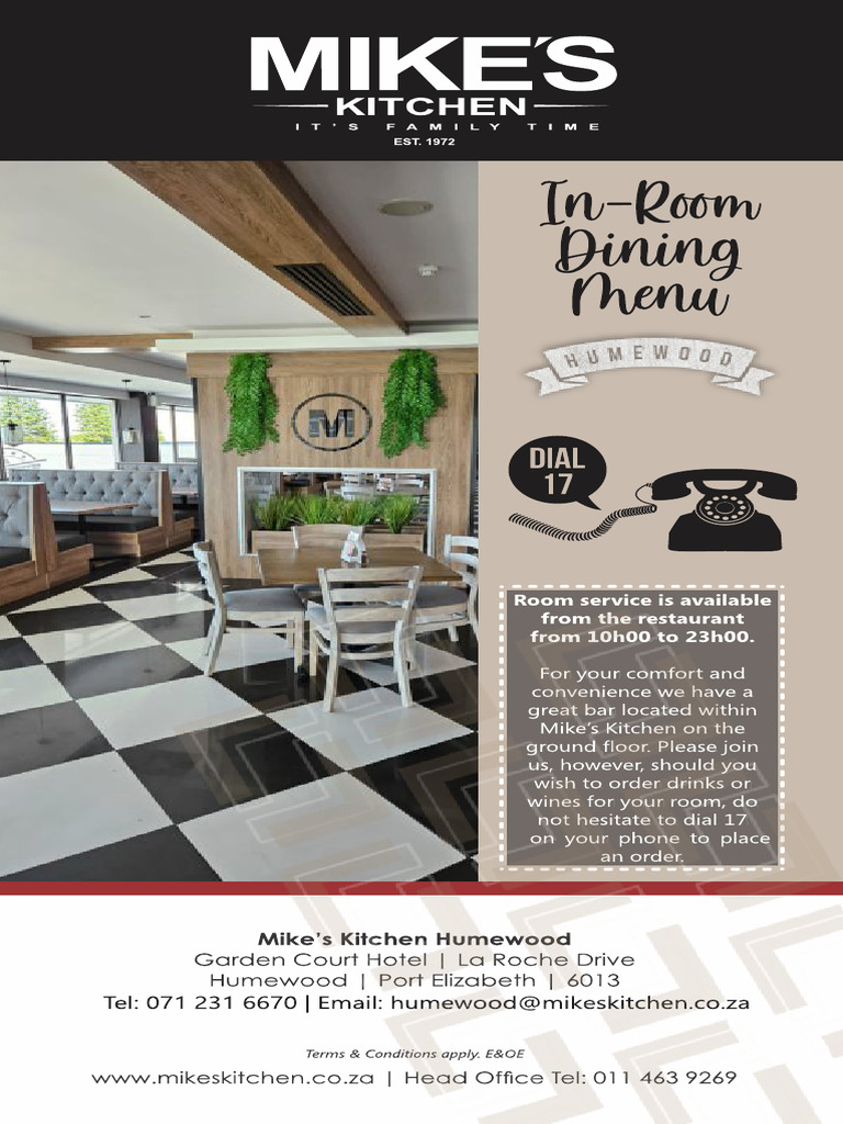 Mikes Humewood Room Service Menu OCT 2024 WEB | PDF