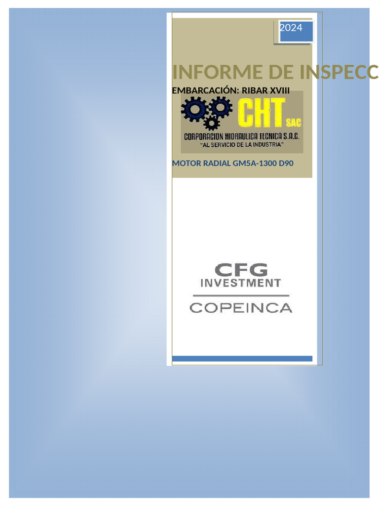 043-24 Informe de Inspección Motor Radial Gm5a-1300-D90 - Ribar Xviii ...