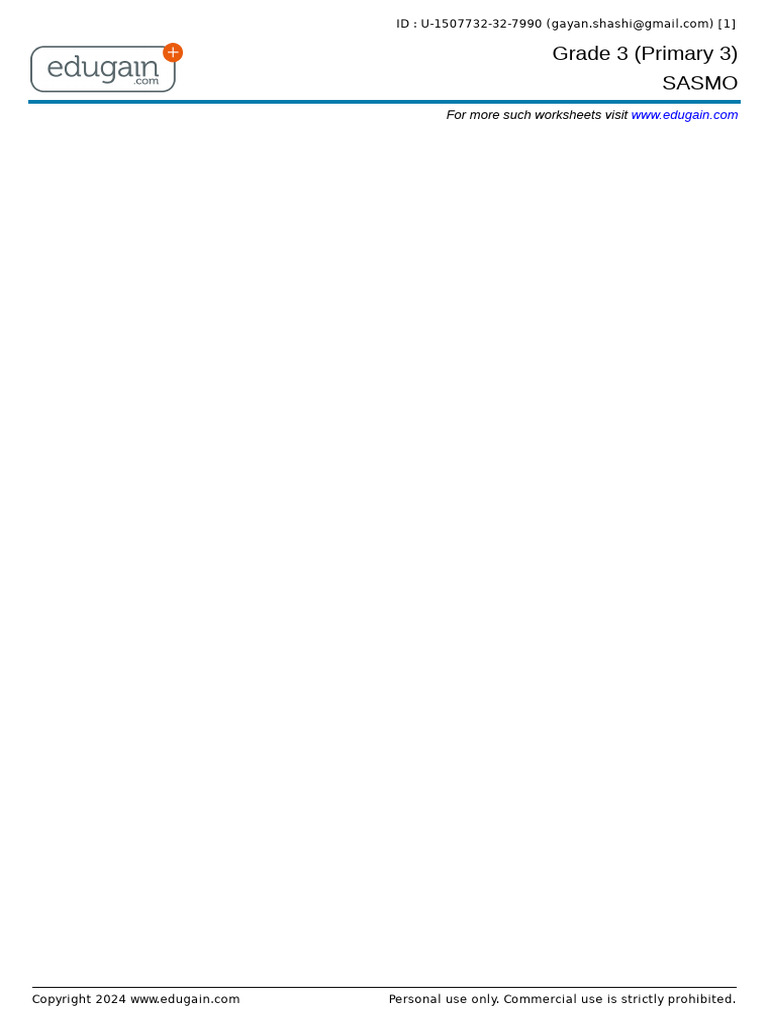 Grade3 1507732 32 7990.ah | PDF | Arithmetic | Mathematics