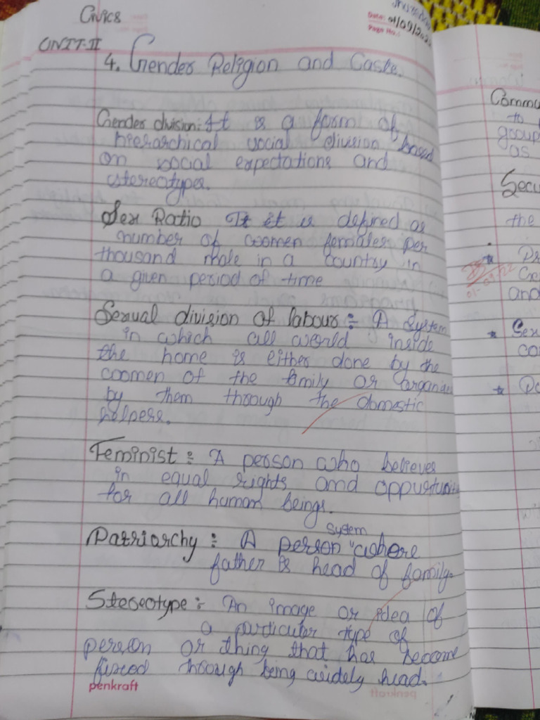 Gender Religion Caste Pdf