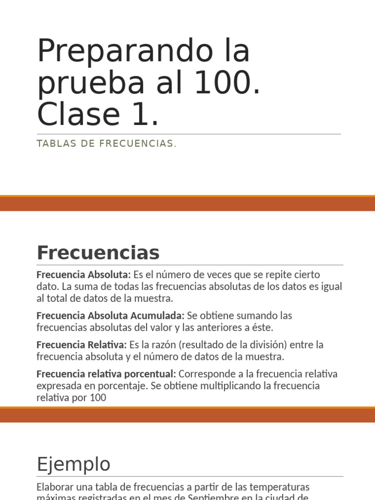 Tablas de Frecuencias: Guía y Ejemplo | PDF | Artes del Lenguaje y ...