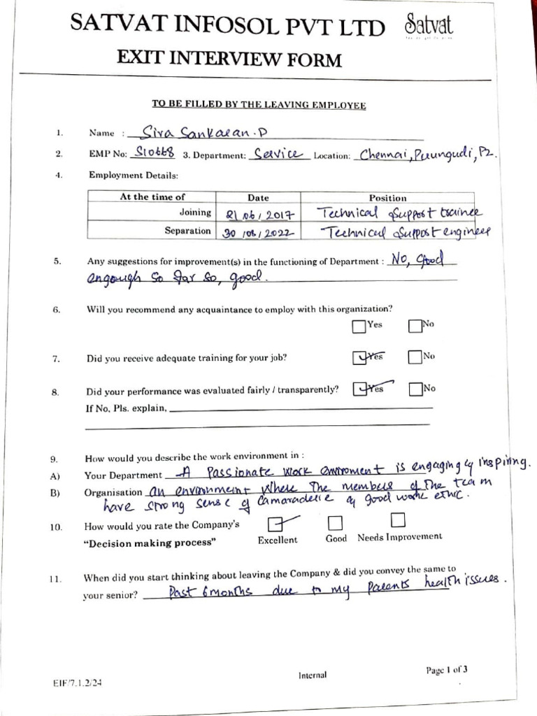 Proof For Resignation | PDF