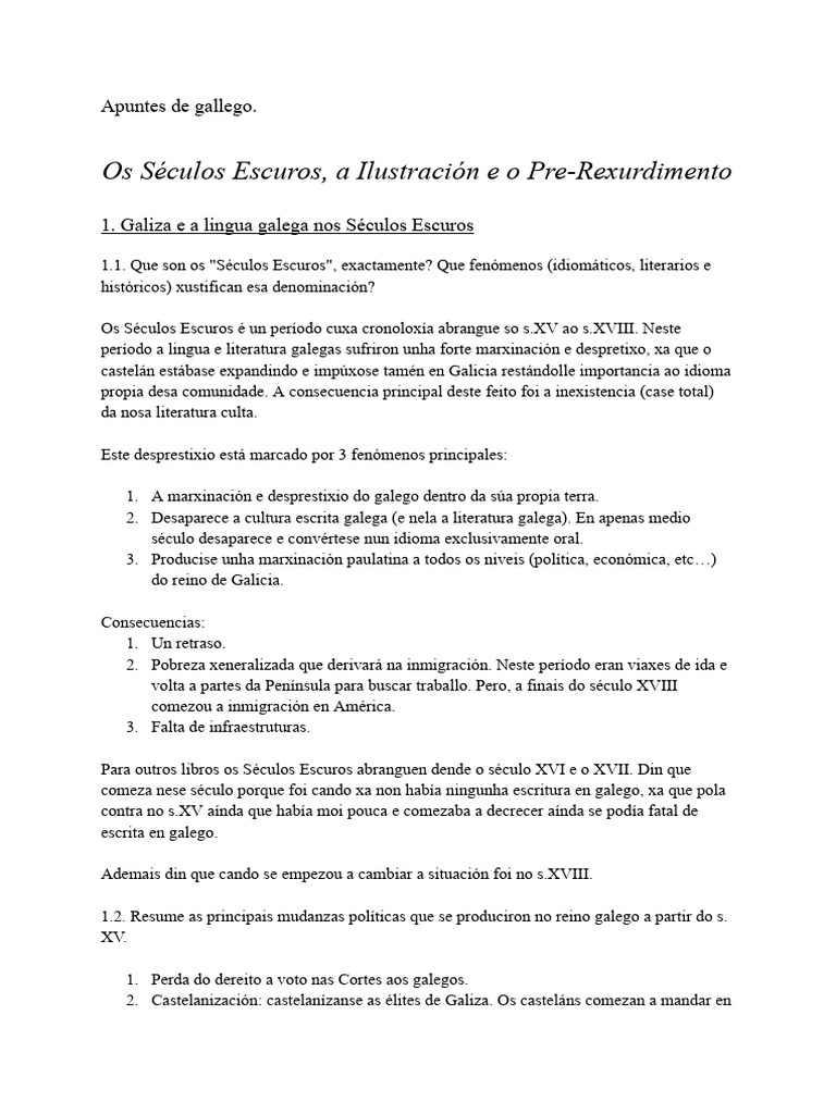 Seculos Oscuros | PDF