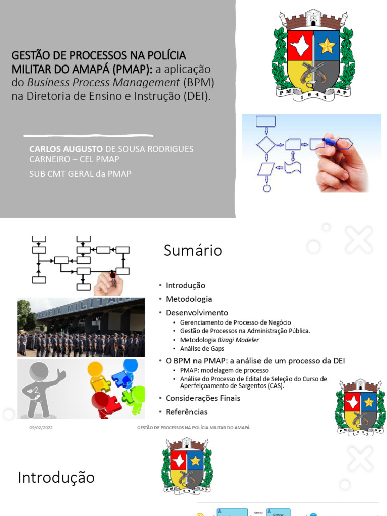 BPM na Gestão da PMAP: Processo DEI | PDF | Gestão de processos de ...