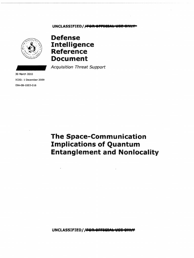 Quantum Entanglement and Communication | PDF | Quantum Entanglement ...