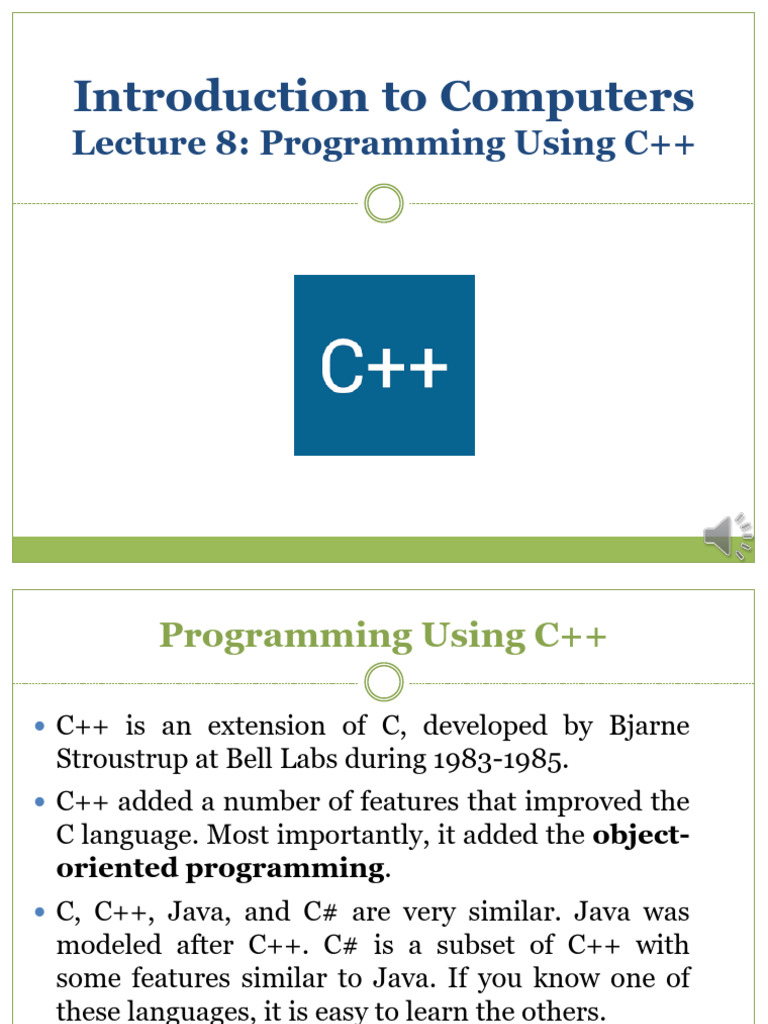 C++ Programming Basics and Concepts | PDF | Programming | Computer Program