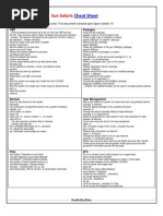 Sun Solaris Cheat Sheet