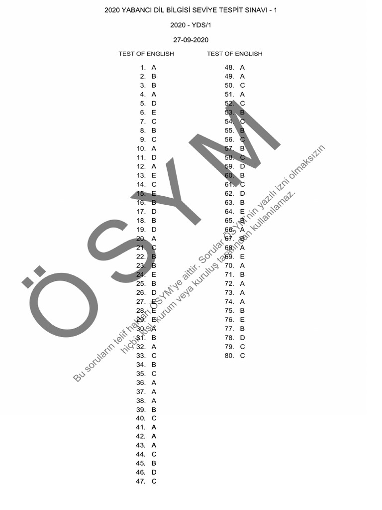 Yds 2020 1 | PDF