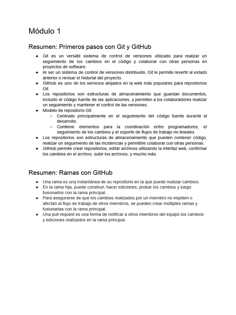 Introducción a Git y GitHub | PDF | Version Control | Software Industry