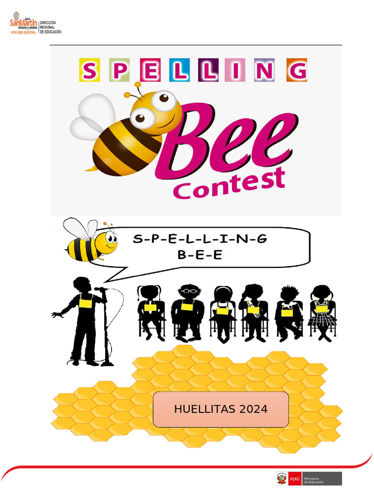 Spelling Bee 2024 | PDF | Educación primaria | Enseñando