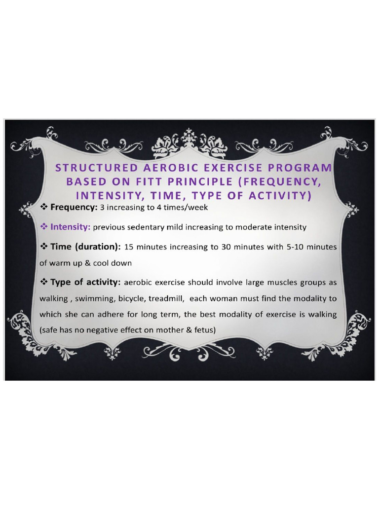 Antenatal Exercises | PDF