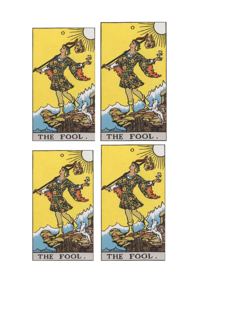 Fool Card 2 | PDF
