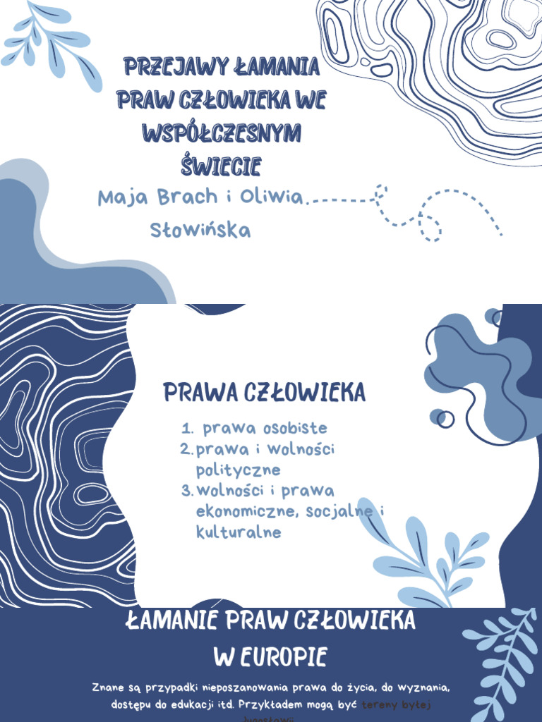 White and Dark Blue Abstract Illustration Group Project Presentation | PDF