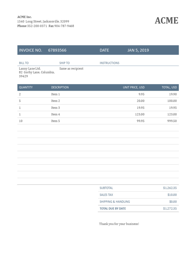 SampleInvoice From ByteScoot PDF Multitool | PDF